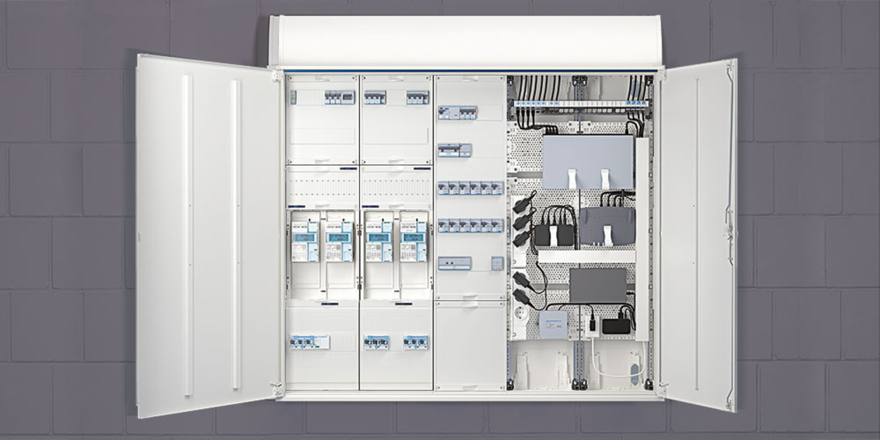 Technikzentrale bei Neidenberger Elektrotechnik GmbH in Feuchtwangen